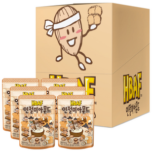 바프 인절미 아몬드, 40g, 6개