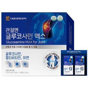 대웅생명과학 관절엔 글루코사민 맥스, 180정, 1개