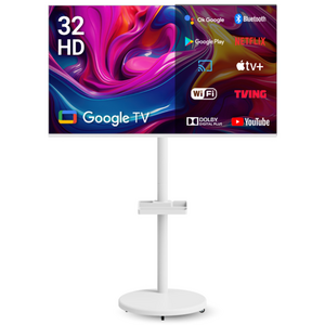 무빙큐빅스 화이트에디션 32인치 HD 삼탠바이미 퍼스트 셋트 이동식 스마트TV 삼텐바이미 중소바이미