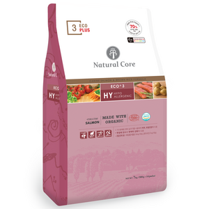 네츄럴코어 전연령 강아지 에코플러스3 건식사료, 연어, 7kg, 1개