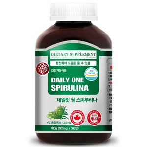 내츄럴365 데일리 원 스피루리나 180g, 300정, 1개