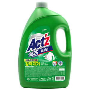 액츠 퍼펙트 딥클린 액상세제 본품, 3.3L, 1개