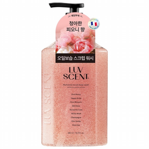 럽센트 스크럽 바디워시 웨딩부케 핑크 피오니향, 500ml, 1개
