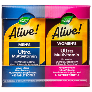 네이쳐스웨이 얼라이브! 원스 데일리 울트라 포텐시 멀티 비타민 타블렛 2종 세트