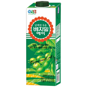 베지밀 에이 담백한 두유, 950ml, 12개
