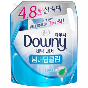 다우니 냄새 딥클린 프레시 클린 세탁세제 리필
