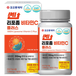 코오롱제약 쎈 리포좀 비타민C 플러스(6개월분), 180정, 1개