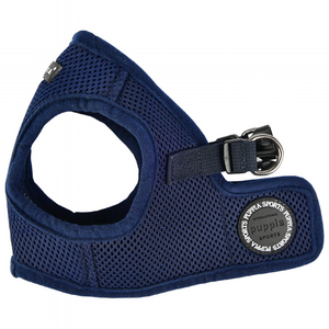 퍼피아 강아지 소프트 베스트 하네스 AH305 B스타일, 네이비, XS (가슴둘레 2..., 1개