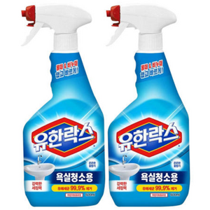 유한락스 욕실청소용 세정제, 600ml, 4개