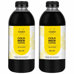 [캔두커피]콜드브루 원액 카페 업소용 고소한맛, 1개입, 1L, 2개