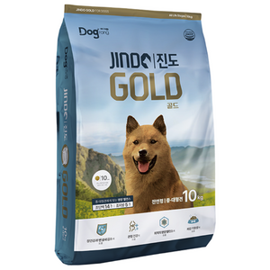 도그랑 전연령 강아지 진도 골드 건식사료, 곡물, 10kg, 1개