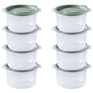 제오닉 전자레인지용 냉동 국 보관 용기 620ml, 그린, 8개