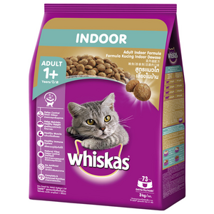 위스카스 고양이 포켓 기능성 사료, 인도어, 3kg, 1개