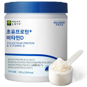 애플트리김약사네 초유 농축 프로틴 + 비타민D, 390g, 1개