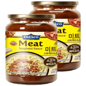 오뚜기프레스코 미트 스파게티소스, 600g, 2개