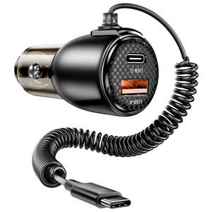 Toocki 110W PD3.0+QC3.0+Type-C 3 in 1 제2대 반투명 초고속 차량용 충전기