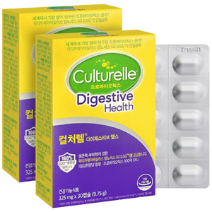 컬처렐 다이제스티브 헬스 유산균, 30정, 2개