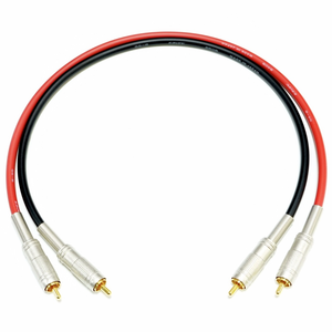 DRC015-GS6D 1M 스테레오케이블 2RCA 카나레 [정품] 은합금땜 GS-6 F-09 커넥터 무산소동선(OFC) 인터케이블