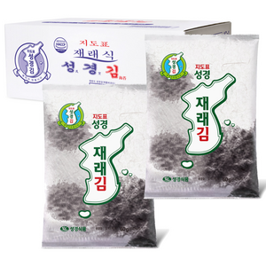 성경식품 지도표 성경 재래김, 60g, 20개