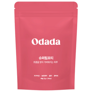 [공식몰] 오다다 슈퍼림포티/차가버섯 늙은호박 호박씨 카페인없는 순환차, 2g, 24개입, 1개