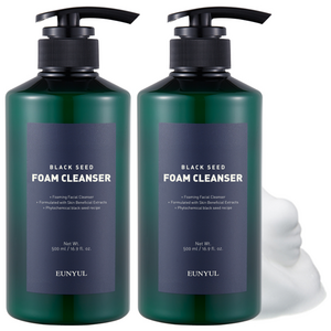 은율 블랙씨드 폼 클렌저, 500ml, 2개