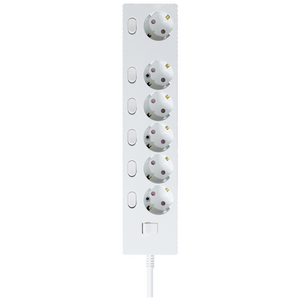 파워존 자동소화 4000W 고용량 웨이브 개별스위치 과부하차단 6구 멀티탭 50cm 1.5m 3m 5m 7m