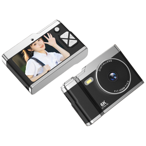 ANYOU 디지털 카메라 4K 영상 고화질 셀카 소형카메라 64GB 메모리 카드