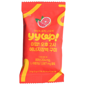 이얍젤리 수험생 청소년 아르기닌 에너지 비타민 구미 젤리 7팩, 49정, 1박스