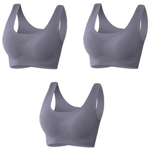 어워크 심리스 노와이어 스포츠 브라 3P 브래지어 S-2XL