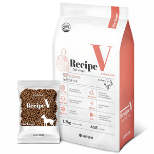 유한양행레시피브이 강아지 처방식사료, 시니어, 1.2kg, 1개