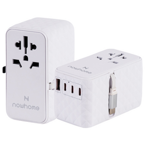 나우홈 USB 5포트 PD PPS 85W 여행용 멀티탭 에브리웨어 + 파우치 세트