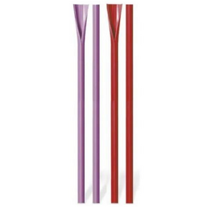 텀블러용 실리콘 롱빨대 35cm 개별포장 스탠리 스타벅스 호환용 빨대 퍼플+레드