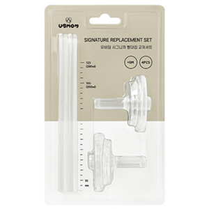 유비맘 빨대컵 교체세트, 투명, 1개