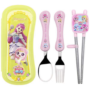 르번 프린세스 캐치티니핑 올인원 교정 젓가락 풀세트, 아름핑, 스푼 + 포크 + ..., 1세트