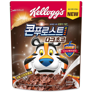 콘푸로스트 다크초코 시리얼, 550g, 4개