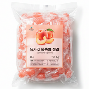 까먹는 과육젤리 16종 복숭아 젤리