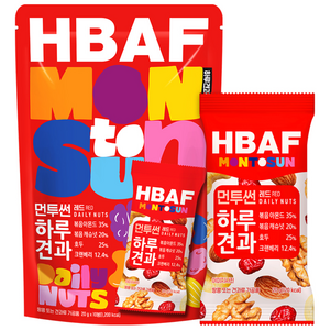바프 먼투썬 하루견과 레드, 200g, 1개