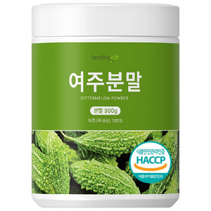 여주 분말 국내산 100 % 식약처 HACCP 인증 추출 가루 국산 여주분말 대용량, 300g, 1개