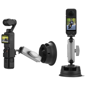 Flymile 카메라 차량 서킷 홀더 - DJI OSMO Pocket 3 /Action 5/Insta360 X5 /Gopro hero 13/12고프로 호환 범용 카 차량용 거치대