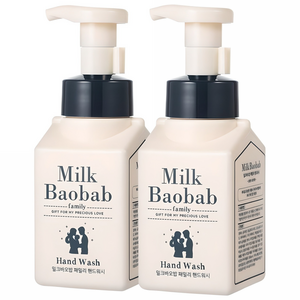 밀크바오밥 패밀리 핸드워시, 상큼한 오렌지껍질향, 300ml, 2개