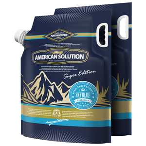 아메리칸솔루션 벤토나이트 고양이 모래, 9.07kg, 스카이블루, 2개