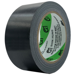 신흥테이프 국산 대용량 라바 청면테이프 48mm x 25M 검정, 1개