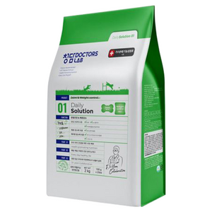 청담닥터스랩 강아지 데일리 솔루션 기능성 사료, 다이어트+관절+중성..., 2kg, 1개