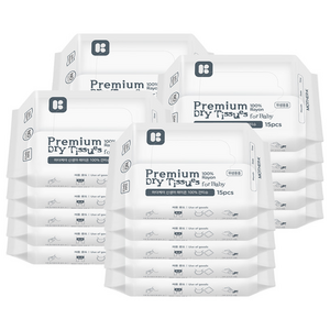 마더케이 프리미엄 레이온 건티슈 신생아용, 60g, 15매, 20개