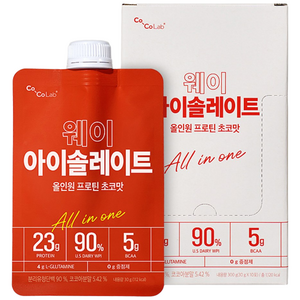 코코랩 WPI 웨이아이솔레이트 초코맛, 30g, 20개
