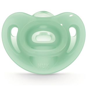 누크 센서티브 올실리콘 노리개젖꼭지, S2(6~18개월), 그린, 1개