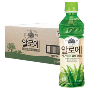 가야농장 알로에, 340ml, 48개