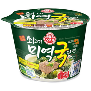 오뚜기 쇠고기 미역국라면 용기 100g, 12개