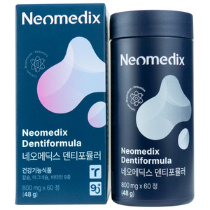 [공식판매처] 네오메딕스 덴티포뮬러 치아 뼈 건강 멀티 기능성 칼슘 영양제 60정 1개월, 60정, 1개