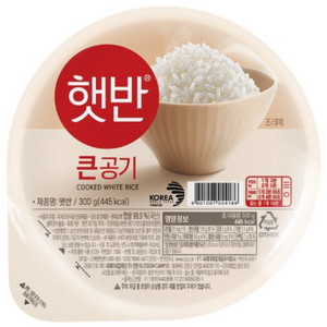 햇반 큰공기, 300g, 12개